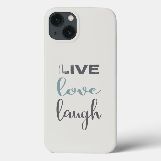 Live Love Laugh Typography Case-Mate iPhone Case (Back)