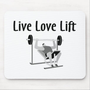 Live Love Lift Mouse Pad