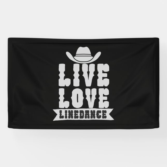 Live Love Linedance Banner (Horizontal)