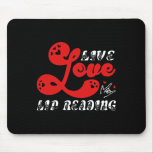 Live Love Lip Reading hearing loss awareness Mouse Pad