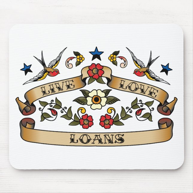 Live Love Loans Mouse Pad (Front)