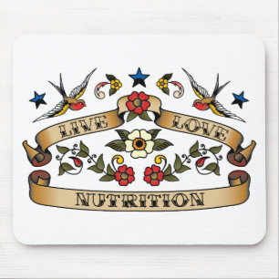 Live Love Nutrition Mouse Pad
