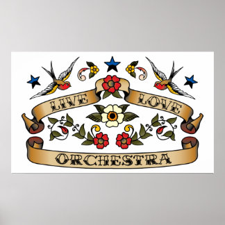Live Love Orchestra Poster