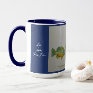 Live, Love, Pine Lake 2 Tone Coffee Mug