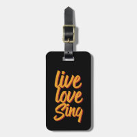 Live Love Sing Singer Songwriter Karaoke Lover