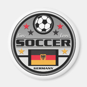 Live Love Soccer Germany Magnet