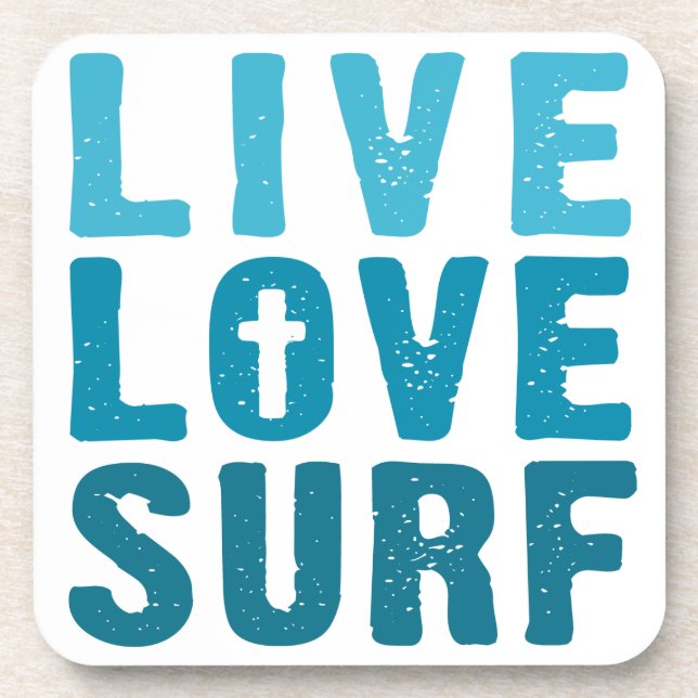 live-love-surf coaster (Front)