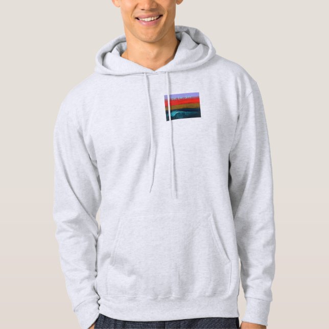 Live, Love, Surf!  Men's Hoodie (Front)