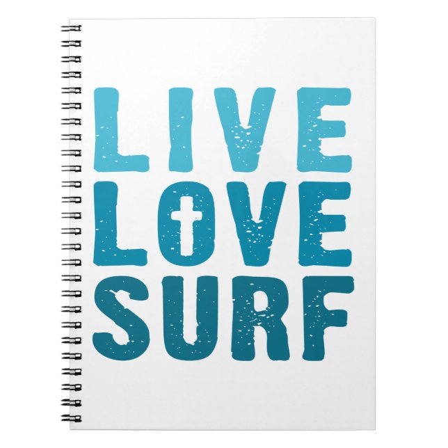 live-love-surf notebook (Front)