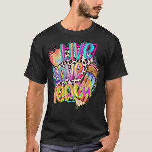 Live Love Teach Apple Teacher Life Teacher 1 T-Shirt
