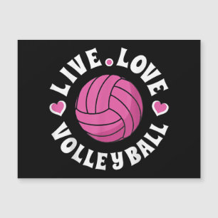 Live Love Volleyball For Women Girls Volleyball Fa