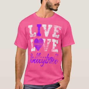 Live Love Volleyball Volleyball Girls T-Shirt