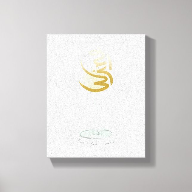Live Love Wine Canvas Print (Front)