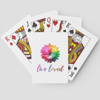 Live Loved Playing Cards