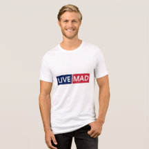 LIVE MAD – Bold Minimal Modern Typography Design