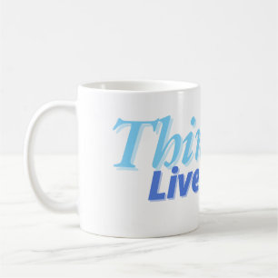 Live More, Stress Less" Coffee Mug