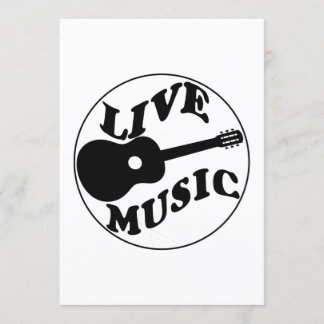 LIVE MUSIC INVITATION