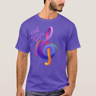 live music music and arts t shirt family
