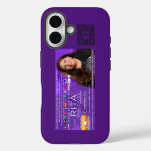 Live On Air with Rita Phone Case for iPhone 16