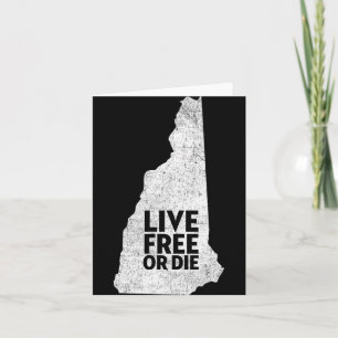 Live Or Die Shirt - New Hampshire Shirt Nh Card