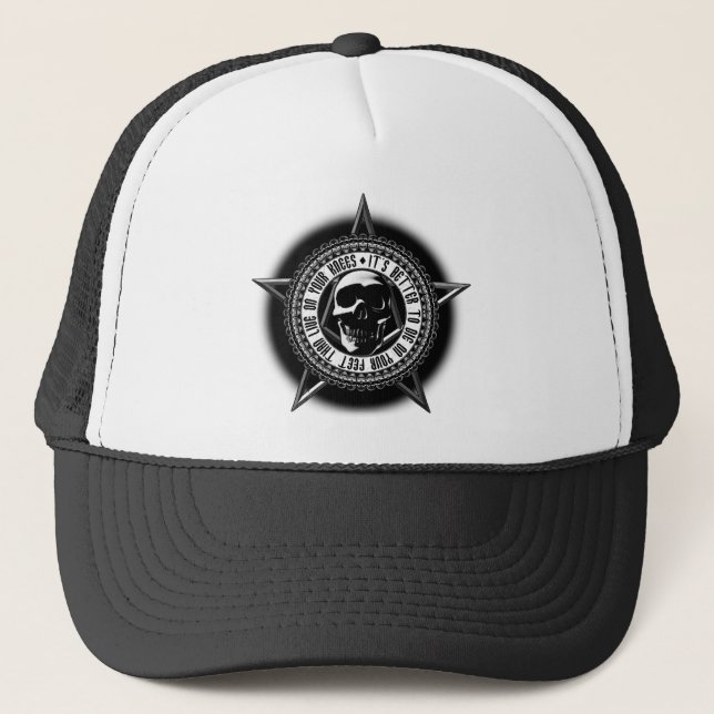 Live or Die Skull Caps (Front)