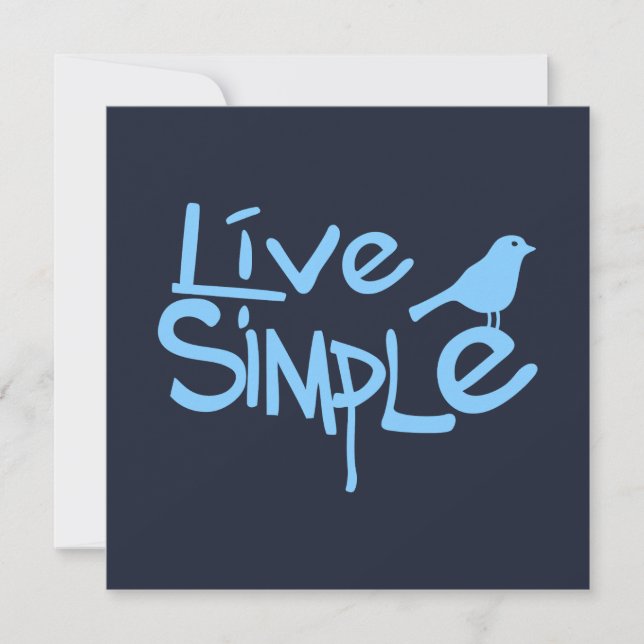 Live Simple (Front)