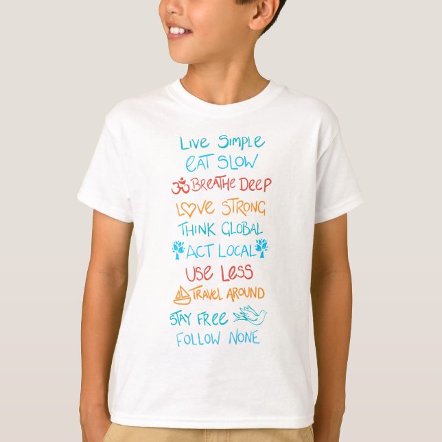 Live Simple 2 T-Shirt (Front)