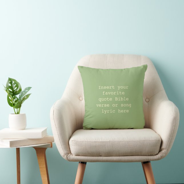 Live Simply Inspirational Throw Pillow (Chair)