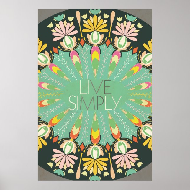 Live Simply Print (Front)