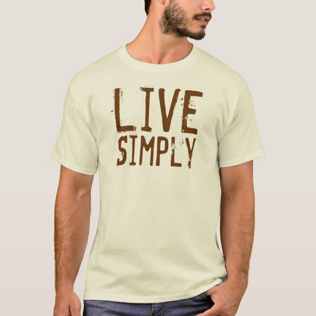 Live Simply T-Shirt (Front)