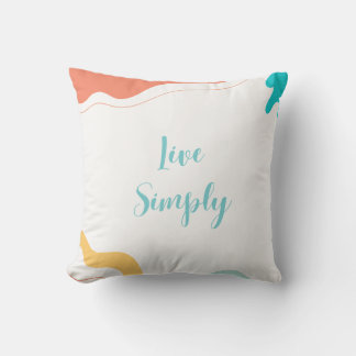Live Simply Throw Pillows