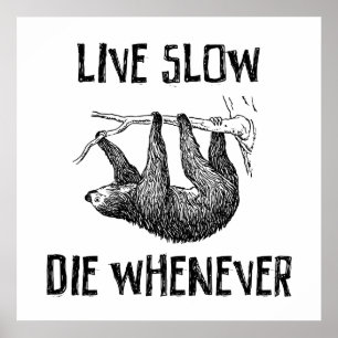 Live Slow, Die Whenever Poster
