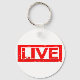 Live Stamp Key Ring