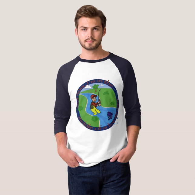 Live stream fishing adventure T-shirt (Front Full)