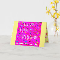 Live the dream with pink and cream celebration