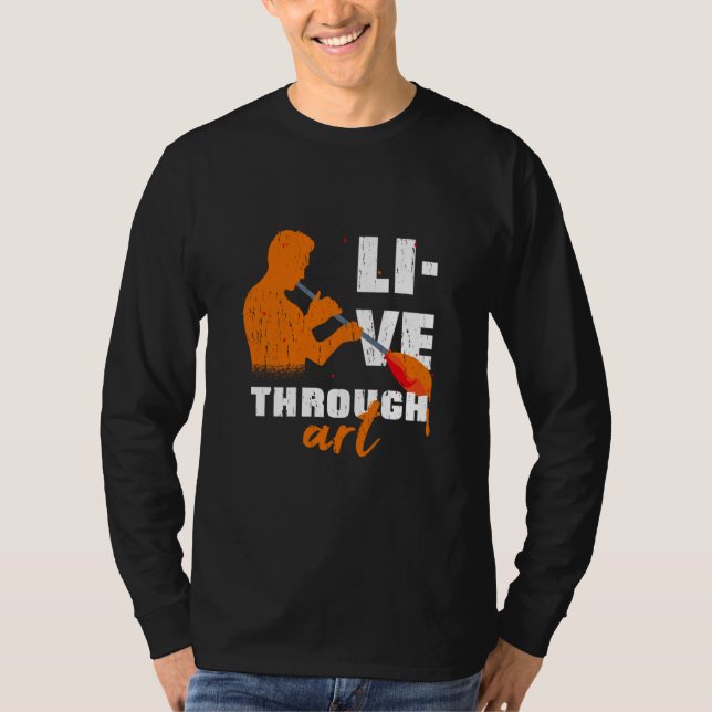 Live through glass T-Shirt (Front)
