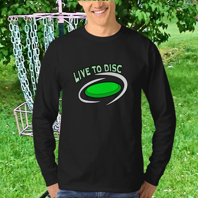 Live to Disc, Disc Golfing    T-Shirt (Creator Uploaded)