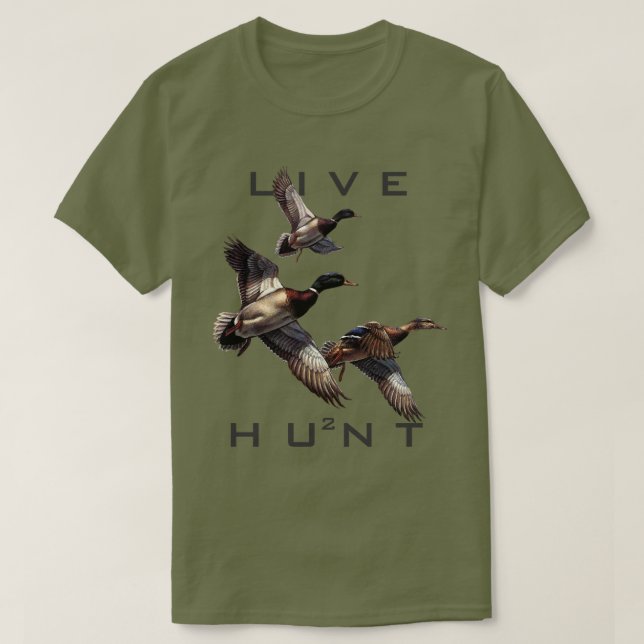Live to Hunt T-Shirt (Design Front)