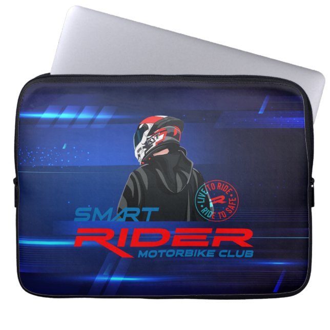 Live To Ride (Motorcycle) | Laptop Sleeve Bag 13" (Front)