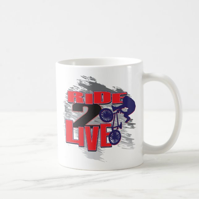 Live to Ride Ride to Live Coffee Mug (Right)