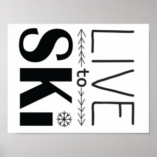 Live to Ski poster