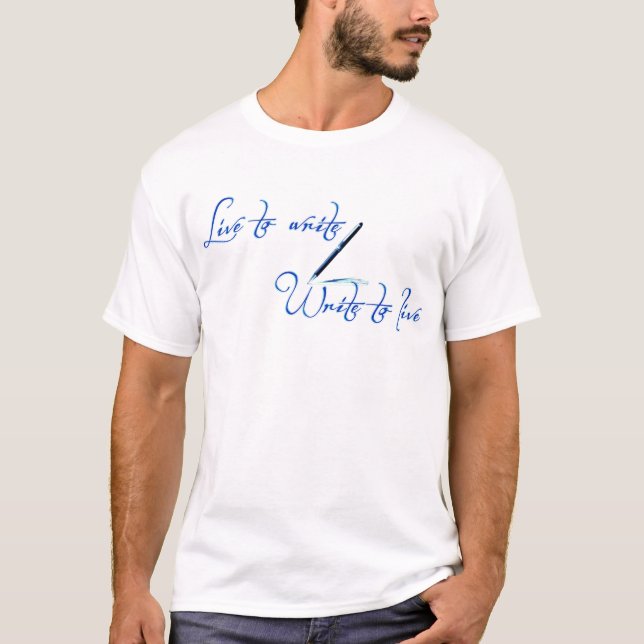 Live to Write T-shirt (Front)