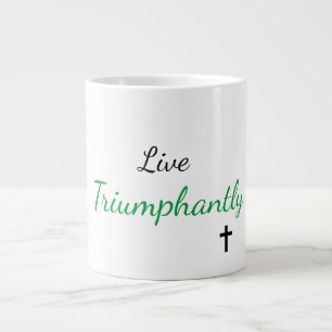 Live Triumphantly Jumbo Mug