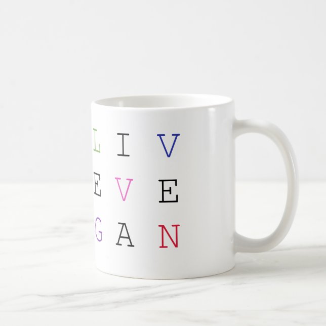 Live Vegan Mug (Right)