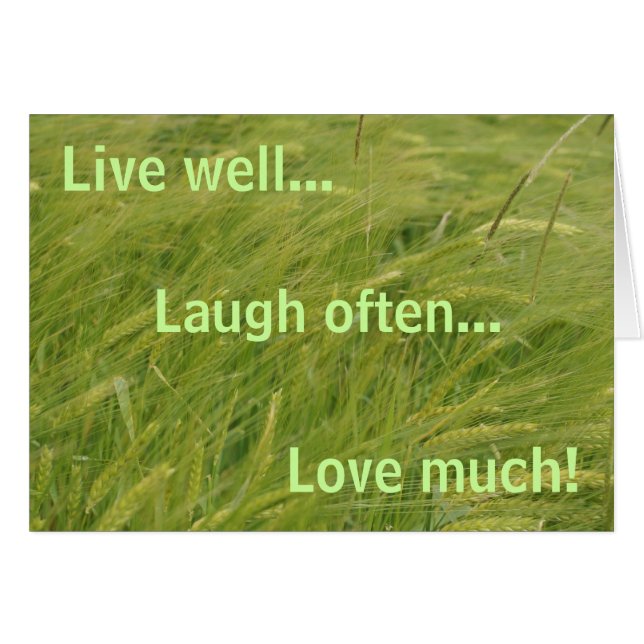 live well... (Front Horizontal)