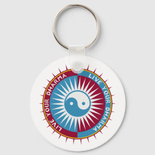 Live Your Dharma Key Ring
