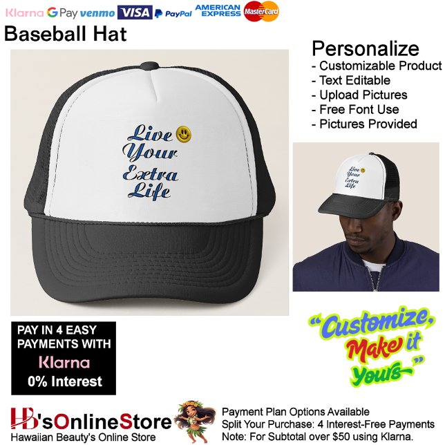 Live Your Extra Life Hat (Live Your Extra Life Hat Baseball Trucker Hat.
)