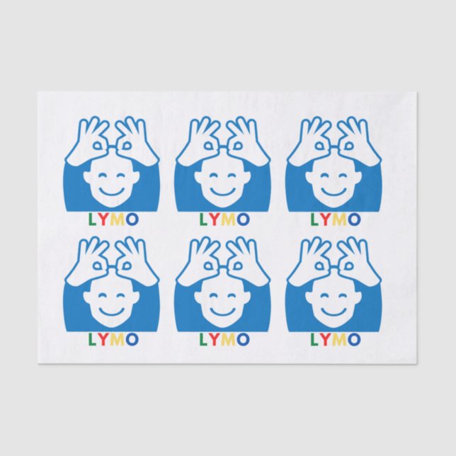 Live Your MOment Tissue Paper (Front)