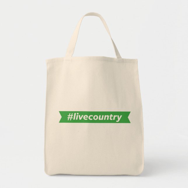 #LiveCountry Tote Bag (Front)