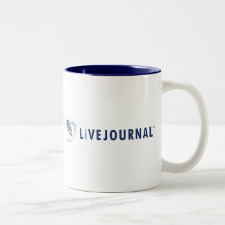 LiveJournal Logo Horizontal Two-Tone Coffee Mug